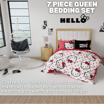 Hello Kitty Polka Dot Party Bedding Set