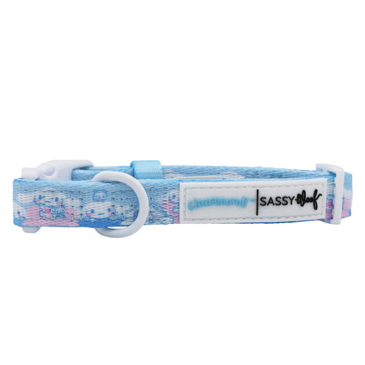 Cinnamoroll x Sassy Woof Dog Collar (Clouds)