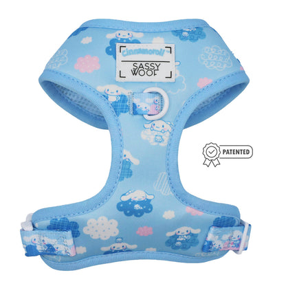 Cinnamoroll x Sassy Woof Adjustable Dog Harness (Clouds)