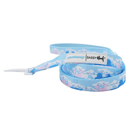 Cinnamoroll x Sassy Woof Dog Leash (Clouds)