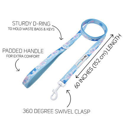 Cinnamoroll x Sassy Woof Dog Leash (Clouds)