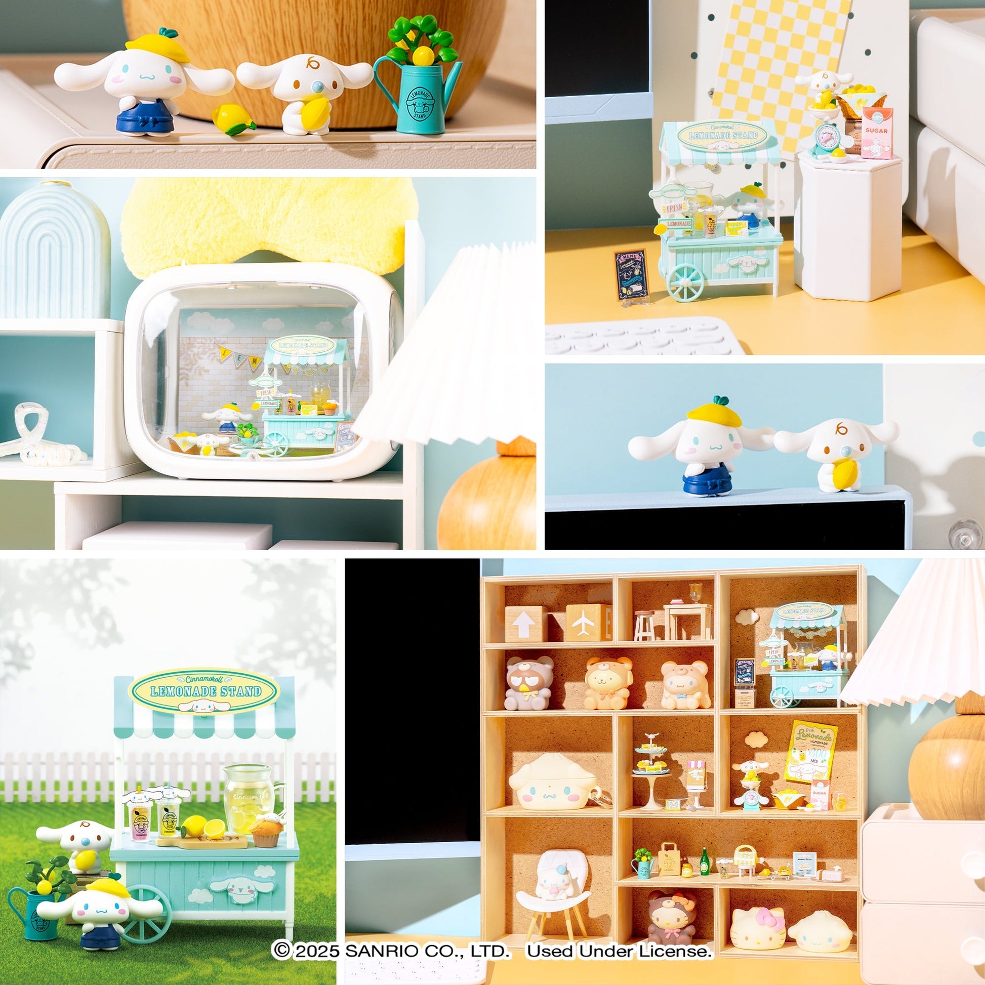 Re-Ment Cinnamoroll's Lemonade Stand Blind Box Figure Set