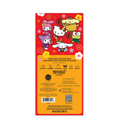 Hello Kitty and Friends x Studio Oh! 10-pc LNY Envelope Pack (Year of the Horse)