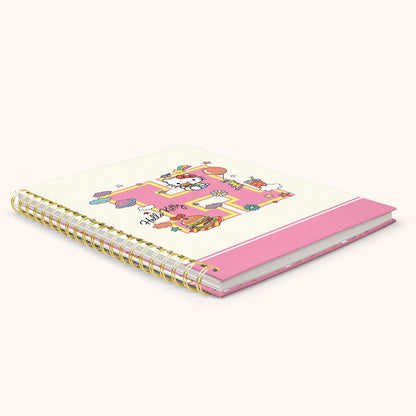Hello Kitty x Studio Oh! College Letters Extra-Large Spiral Notebook