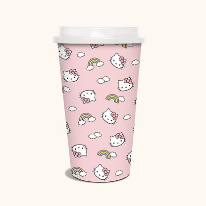 Hello Kitty x Studio Oh! Rainbow Skies Paper Hot Cups