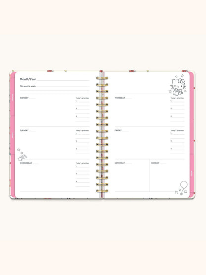Hello Kitty x Studio Oh! College Letters Tri-Tab Planner