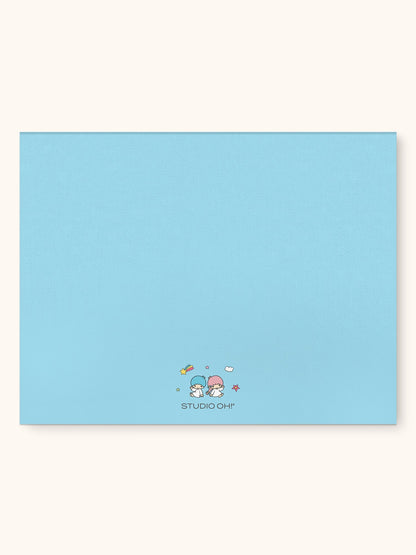 Hello Kitty and Friends x Studio Oh! College Letters Blue Weekly Desk Pad