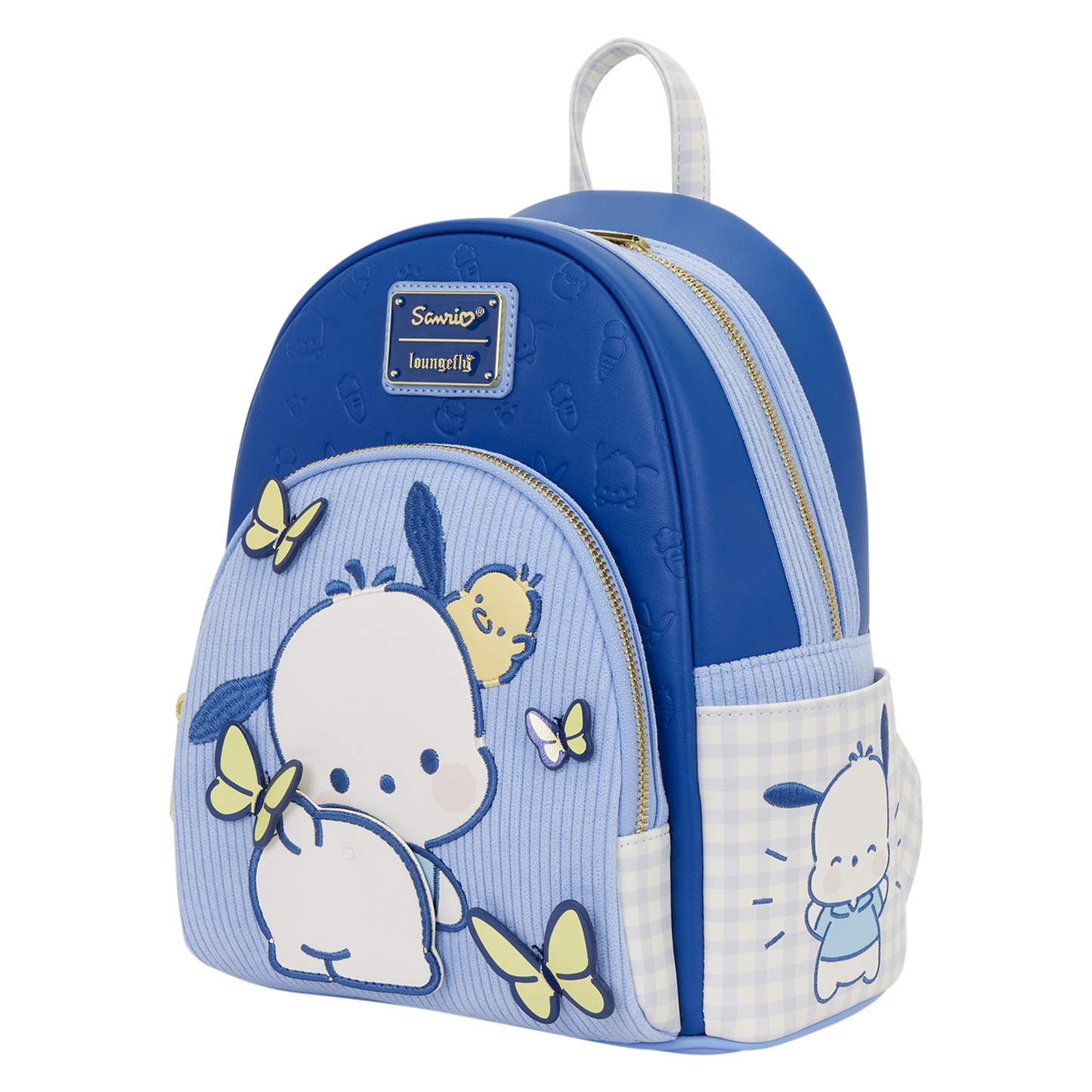 Pochacco x Loungefly Butterfly Gingham Mini Backpack