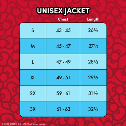 Hello Kitty x Loungefly 50th Anniversary Classic Unisex Jacket