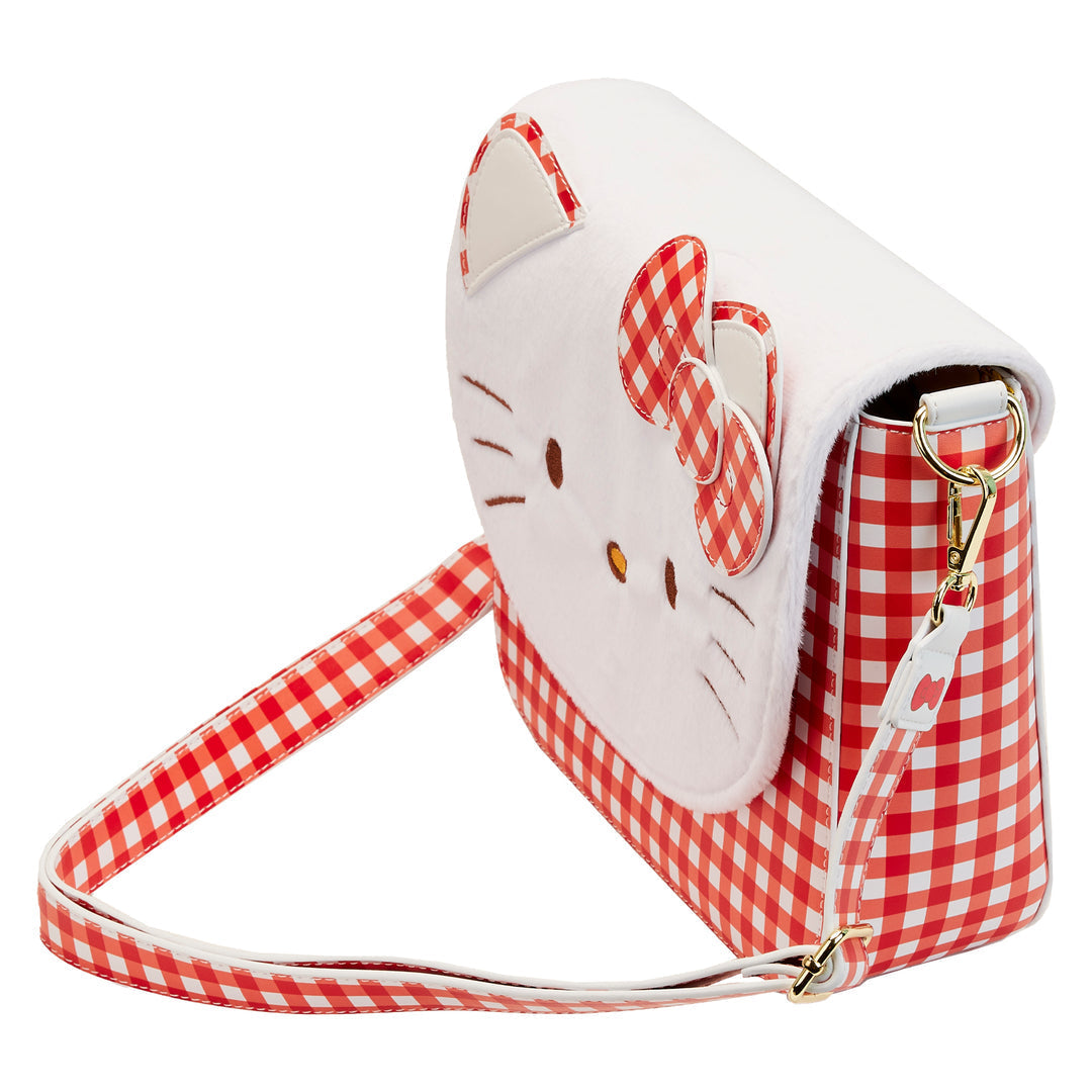 Hello Kitty x Loungefly Gingham Crossbody Bag