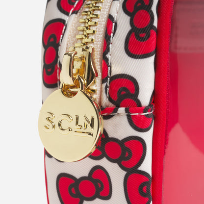 Hello Kitty x Stoney Clover Lane Clear Front Small Pouch (Hello Kitty Bows)
