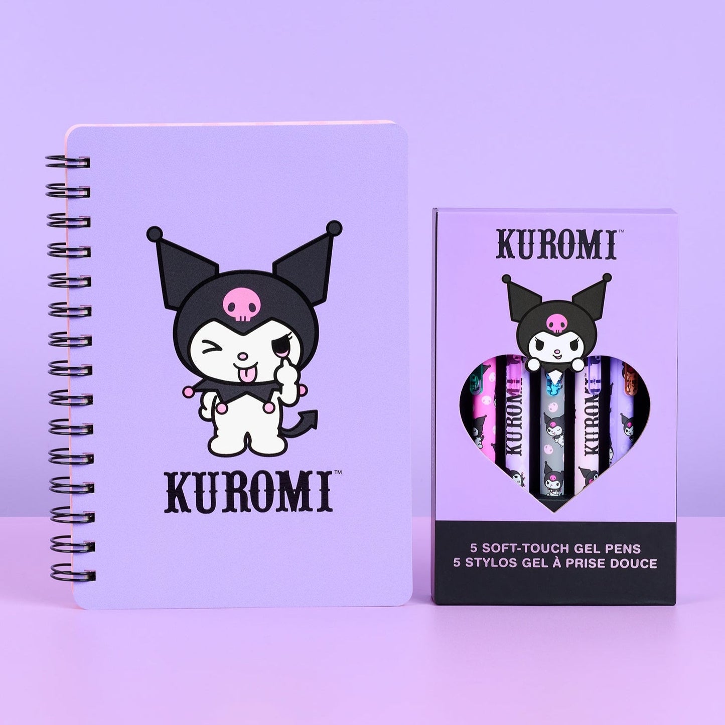 Kuromi x Studio Oh! Soft-Touch Gel Pen Set