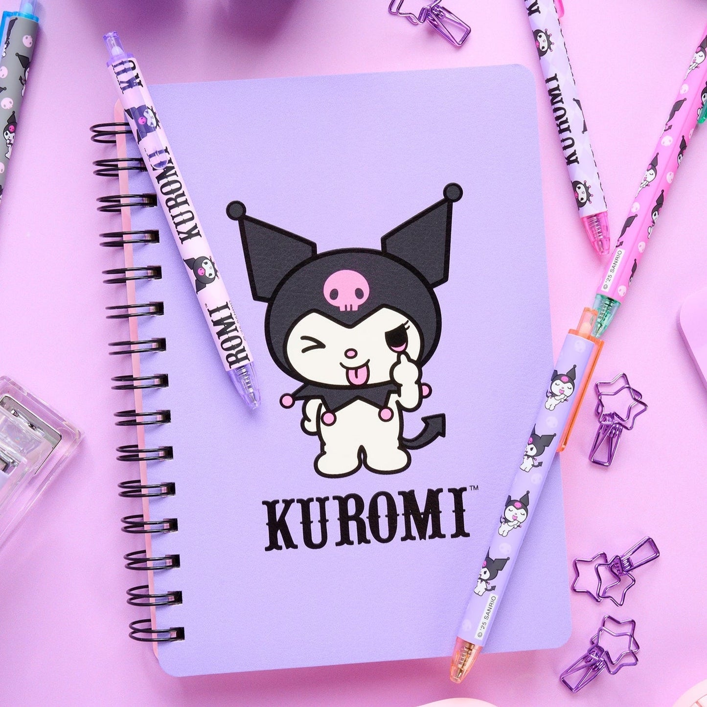 Kuromi x Studio Oh! Soft-Touch Gel Pen Set