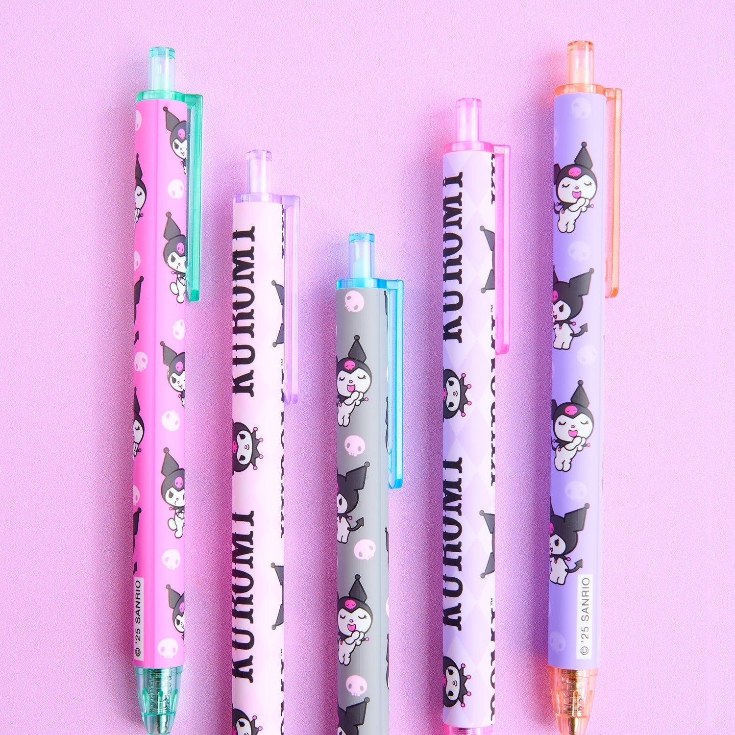 Kuromi x Studio Oh! Soft-Touch Gel Pen Set