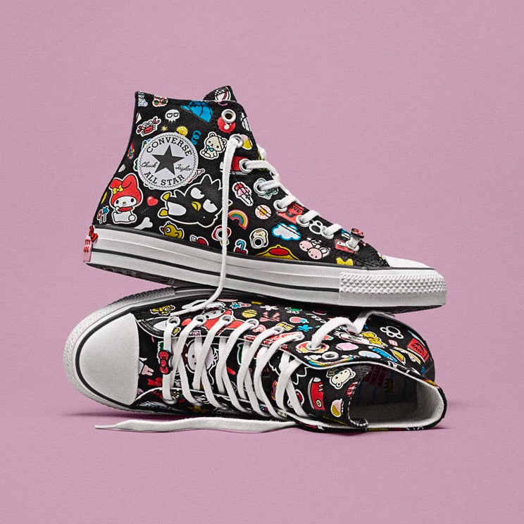 Converse x Hello Kitty and Friends Chuck Taylor All Star Hi-Top Sneaker (Adult - Black)