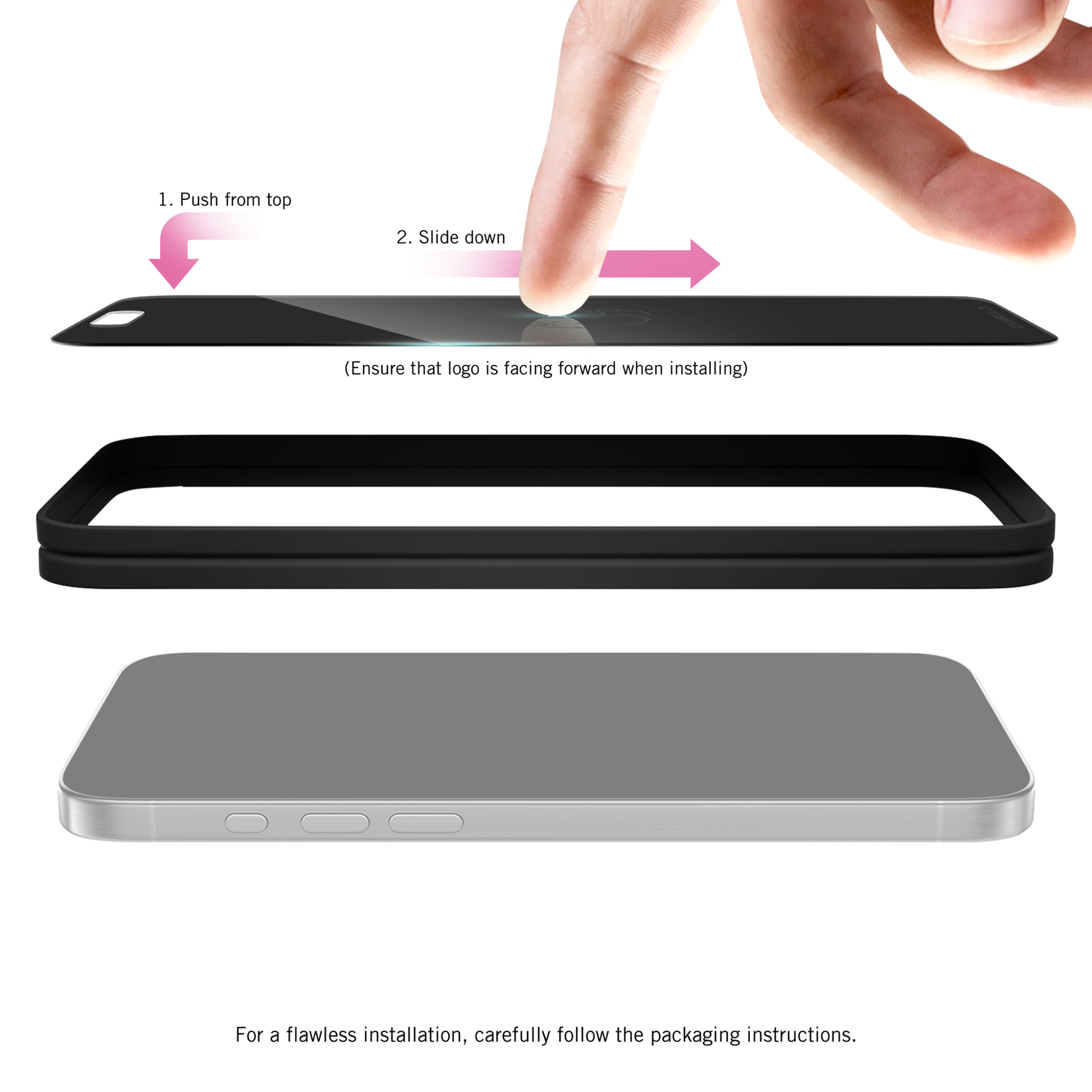 My Melody x Screen Skinz Berry iPhone Privacy Screen Protector