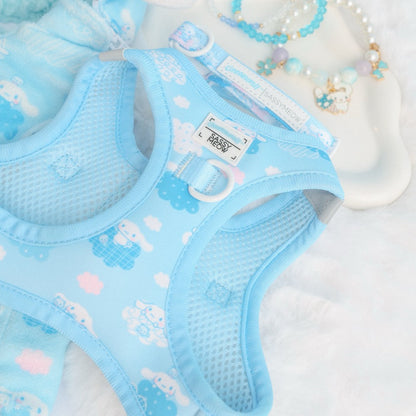 Cinnamoroll x Sassy Woof Cat Step-In Harness (Clouds)