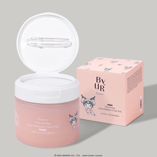 Kuromi x ByUR Vita Giving Keep Radiance Toner Pad (Sanrio K-Spa Edition)