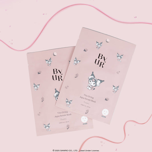 Kuromi x ByUR Vita Giving Aqua Serum Mask (Sanrio K-Spa Edition)