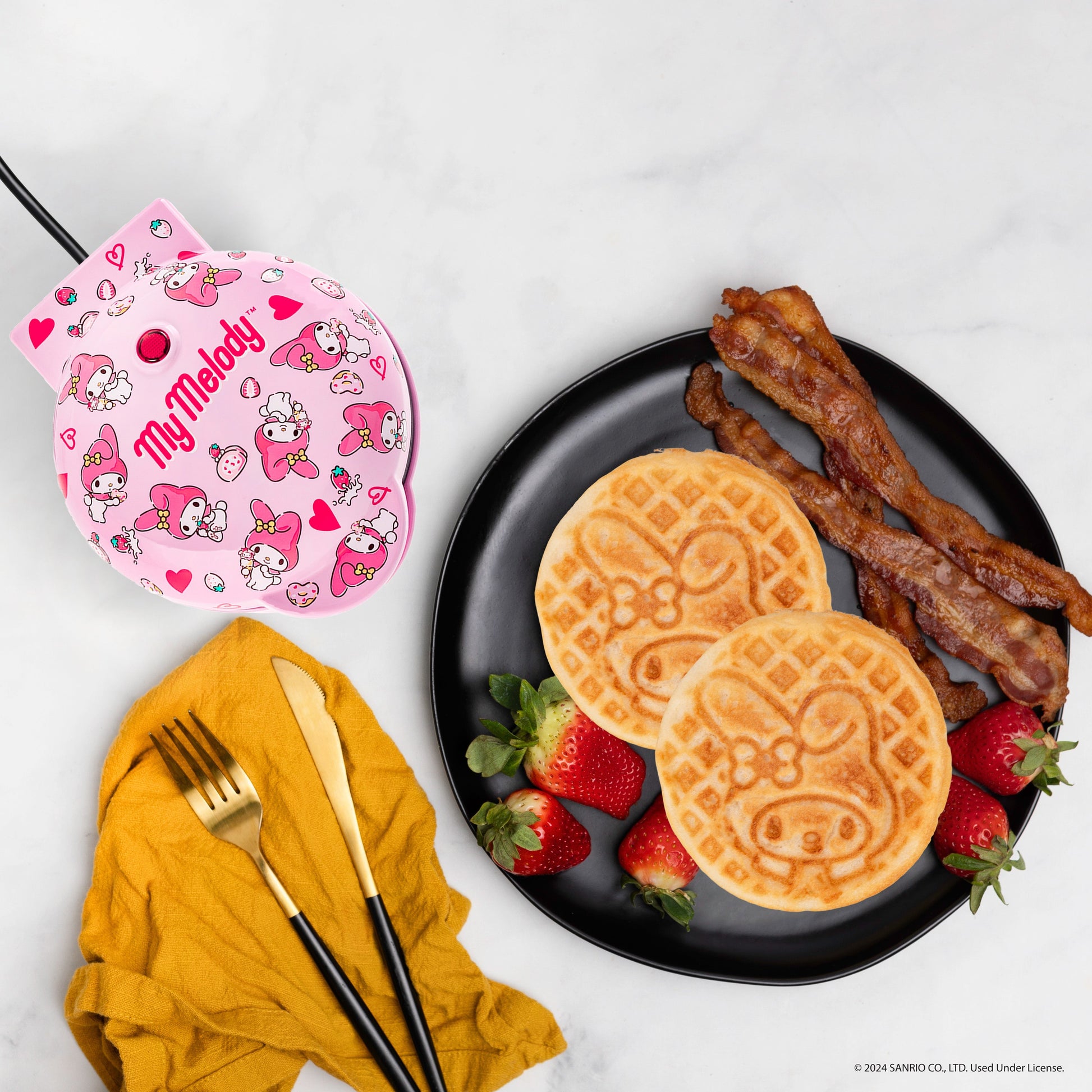 My Melody Mini Waffle Maker
