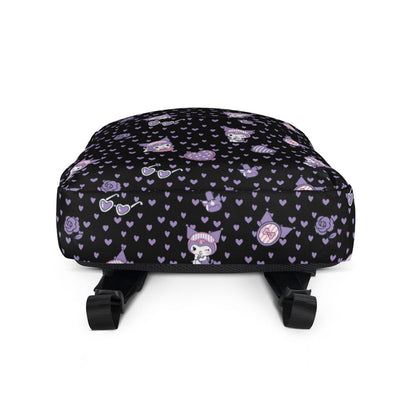 Kuromi Sleepover All-Over Print Backpack