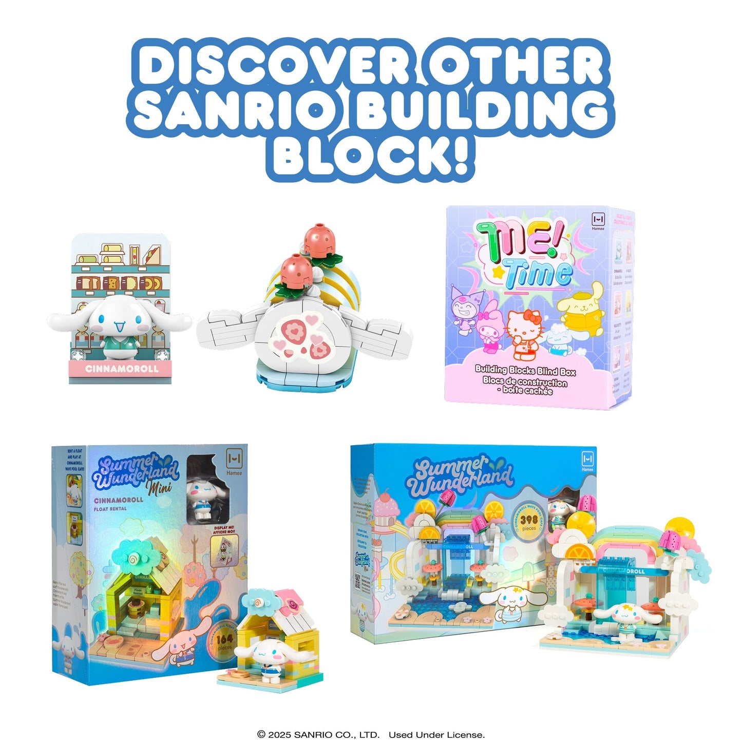 Cinnamoroll Building Blocks Set (Holiday Collection)