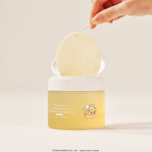 Pompompurin x ByUR Honey Gorgeous Keep Moisturizing Toner Pad (Sanrio K-Spa Edition)