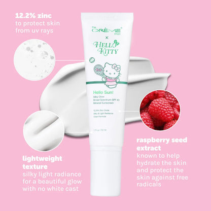 Hello Kitty x The Crème Shop Hello Sun! Silky Glow Mineral Sunscreen (SPF 40)