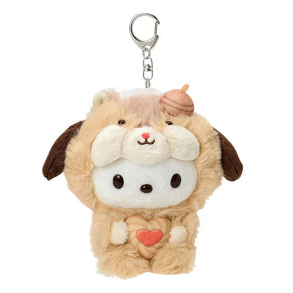 Pochacco Plush Mascot Keychain (Fluffy Squirrel Series)