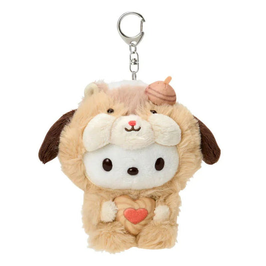 Pochacco Plush Mascot Keychain (Fluffy Squirrel Series)