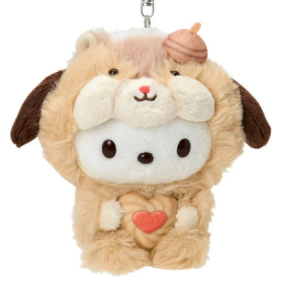 Pochacco Plush Mascot Keychain (Fluffy Squirrel Series)