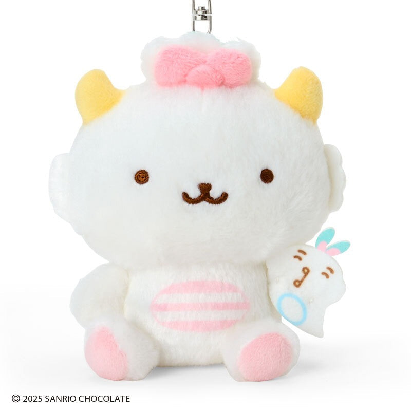 Gaopowerroo & Piyo Plush Mascot Keychain (Omelette Rice Series)