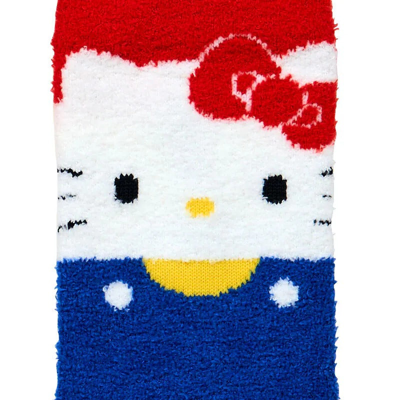 Hello Kitty Blue Overalls Cozy Ankle Socks