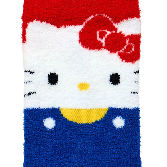 Hello Kitty Blue Overalls Cozy Ankle Socks