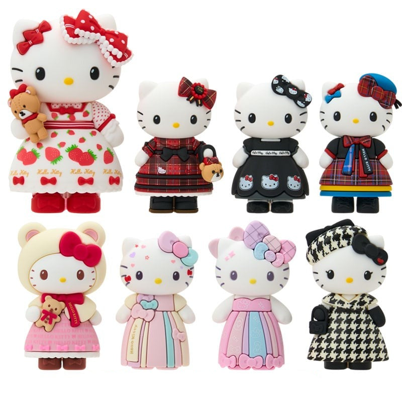 Hello Kitty Mini Figurine Blind Box (Monochrome Birthday Twins Series)