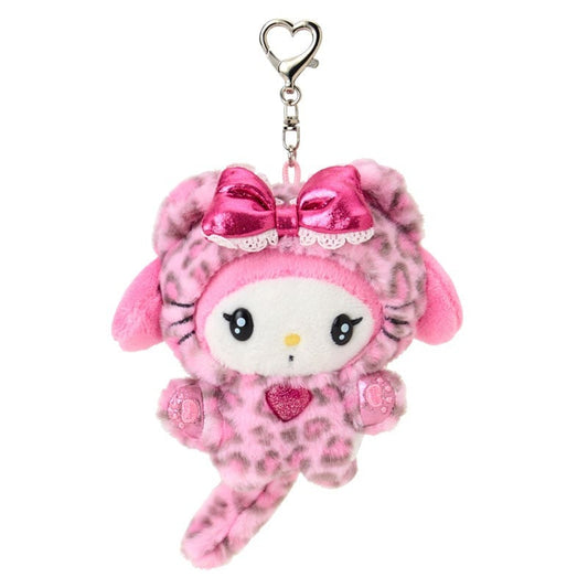 My Melody Plush Mascot Keychain (Leopard Cat Series)