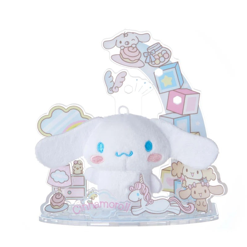 Cinnamoroll Mini Plush & Acrylic Stand Set (Nuikatsu Plushie Life Series)