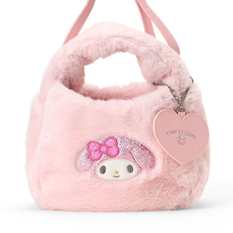 My Melody Plush Boa Crossbody Bag