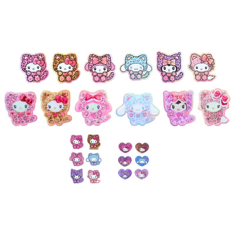 Sanrio Characters 24-pc Sticker Set (Leopard Cat Series)