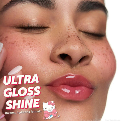 Hello Kitty x The Crème Shop Gloss Jelly Tinted Peptide Lip Glaze (Berry Cherry)