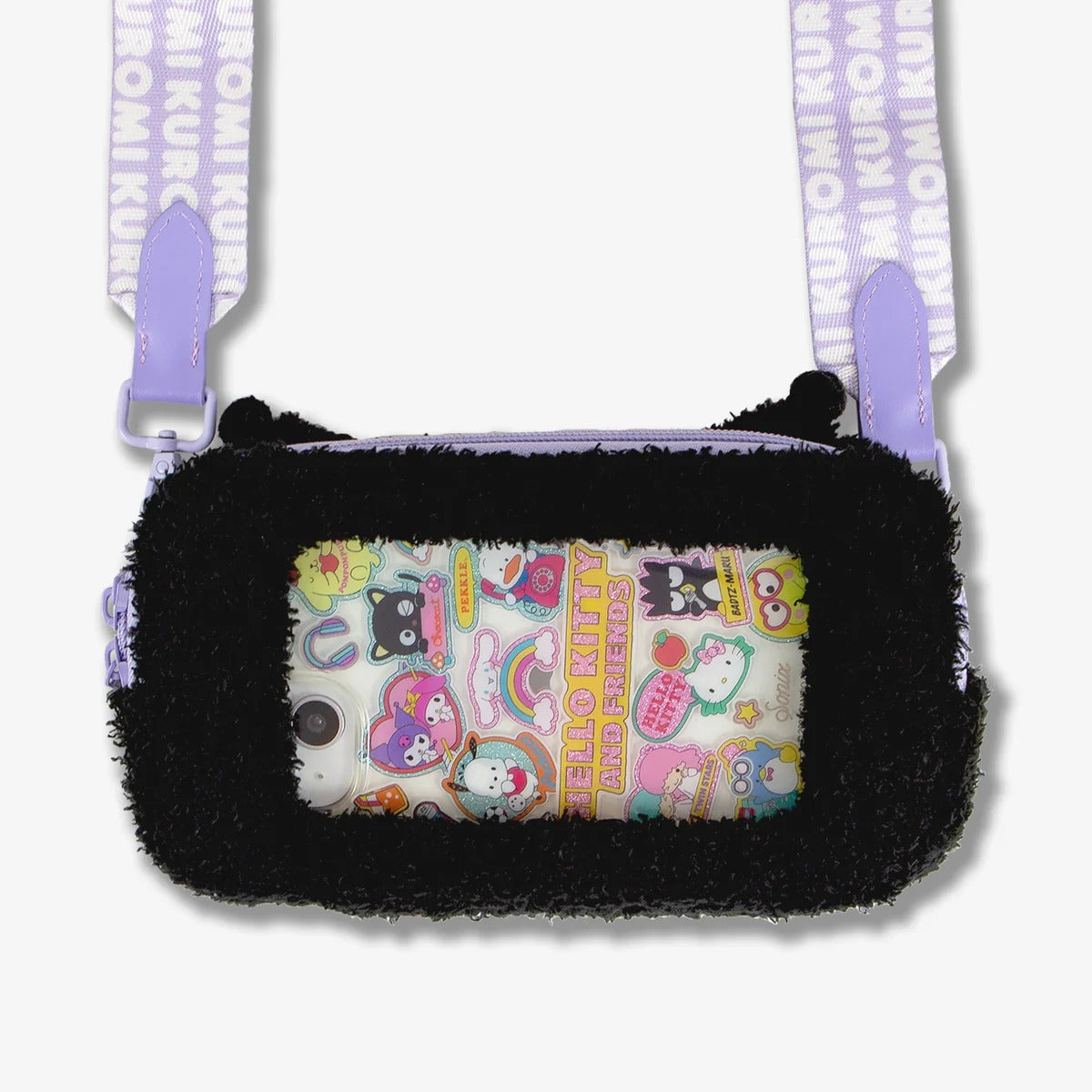 Kuromi x Sonix Plush Phone Wallet