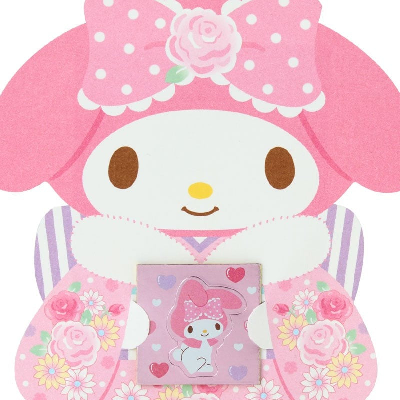 My Melody Enclosure Envelope 6-pc Set (Pink Kimono)