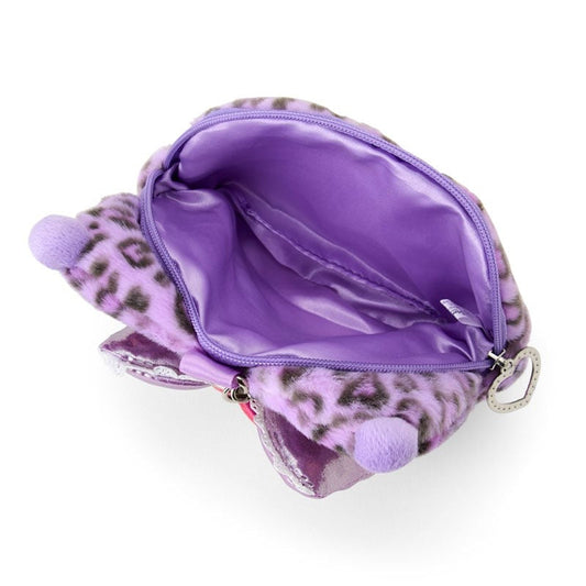 Kuromi Plush Mini Pouch (Leopard Cat Series)