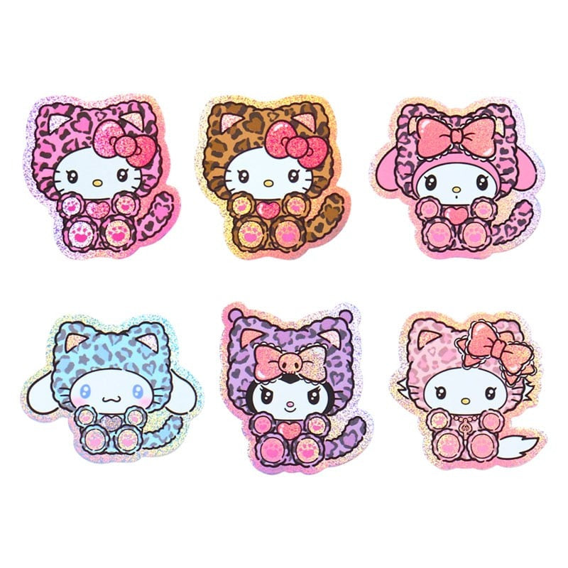 Sanrio Characters 24-pc Sticker Set (Leopard Cat Series)
