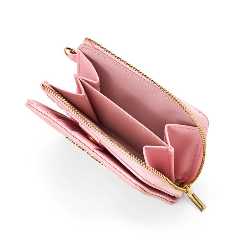 Hello Kitty Quilted Bi-Fold Wallet (Pink)