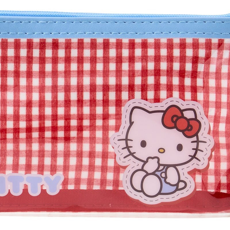 Hello Kitty Gingham Pencil Pouch