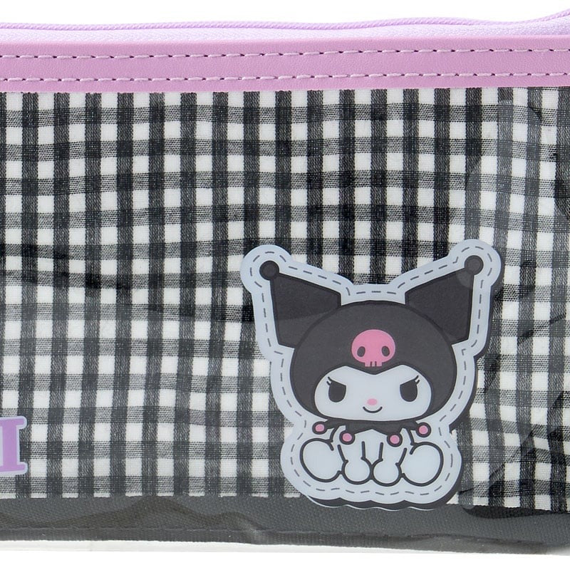 Kuromi Gingham Pencil Pouch