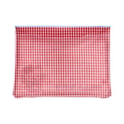 Hello Kitty Gingham Flat Pouch