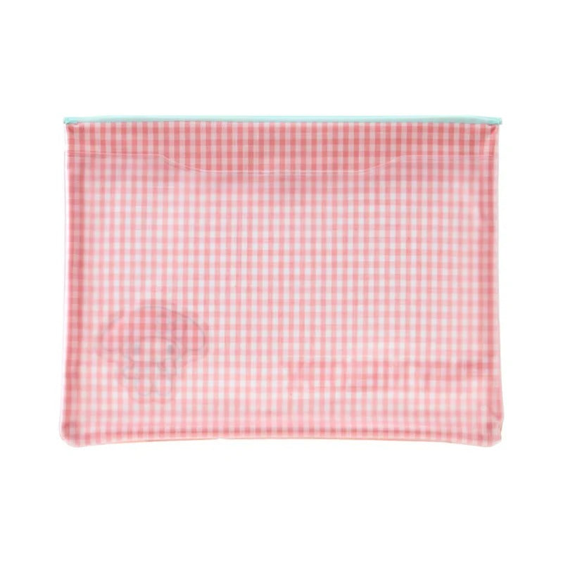 My Melody Gingham Flat Pouch