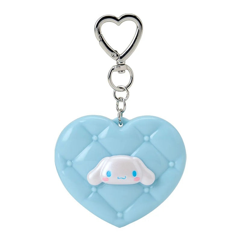 Cinnamoroll Quilted Mini Mirror Keychain